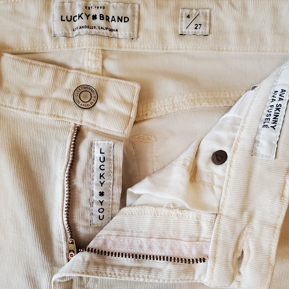 LUCKY BRAND Ava Skinny Corduroy Pants - Picture 5 of 6